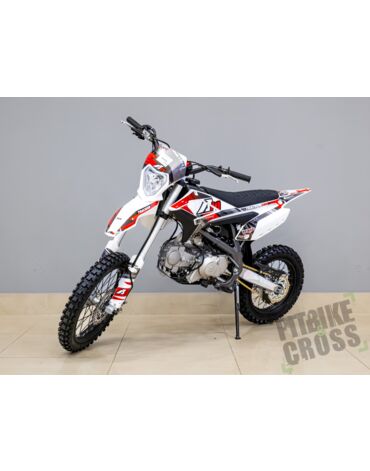 Питбайк Apollo Tracker 125LE, 17 14 (Красный Белый)