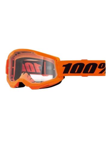 100% Очки Strata 2 V26 Goggle Neon Orange / Clear