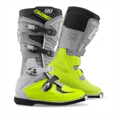 Мотоботы детские Gaerne GXJ Grey Yellow Fluo - миниатюра 5
