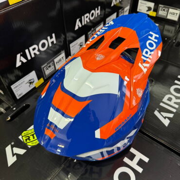 Шлем AIROH WRAAAP VISION Orange Blue (Глянцевый) - миниатюра 5