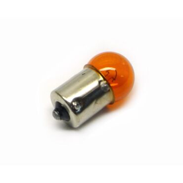 Лампа поворотника 12V 10W Ba15s оранжевая - миниатюра 1
