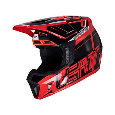 Leatt Шлем кроссовый Moto 7.5 V24 Red - миниатюра 9