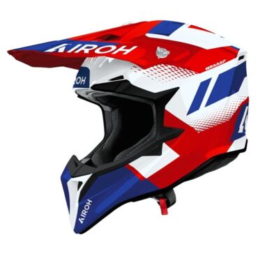 Airoh Шлем Wraaap Vision Red Blue Gloss - миниатюра 3