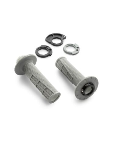Грипсы Lock on с открытым торцом серые KTM / Husqvarna 17 23
