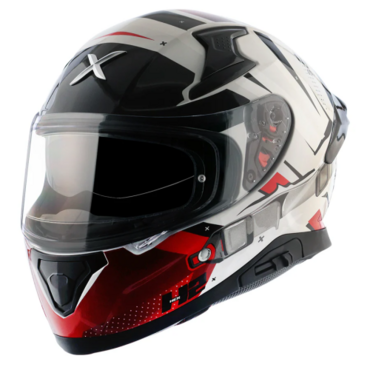 Шлем дорожный AXOR APEX HEX 2, white red (S, Взрослая  Дорожная) - миниатюра 4