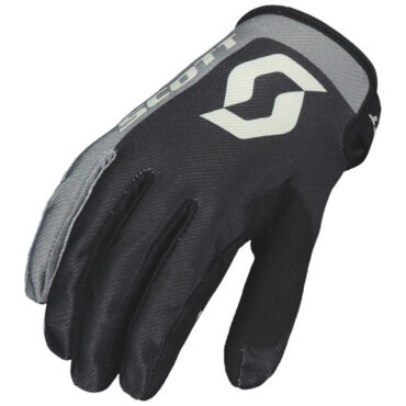 Scott Перчатки 350 Race black grey - миниатюра 2