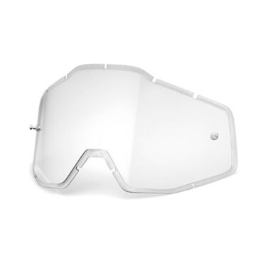 Линза 100% Racecraft Accuri Strata anti fog Injected clear - миниатюра 1
