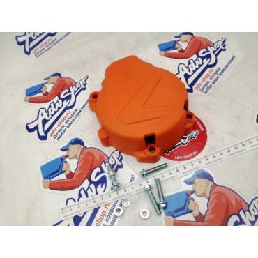 Polisport защита крышки генератора (ORANGE) EXC F/ XCF W 450 / 500 / FE 450 / 501 17 21 ( 179 8467000002 ) - миниатюра 1