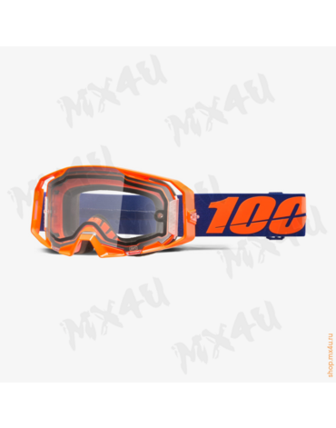Очки Armatic Enduro Moto Neon Orange Clear