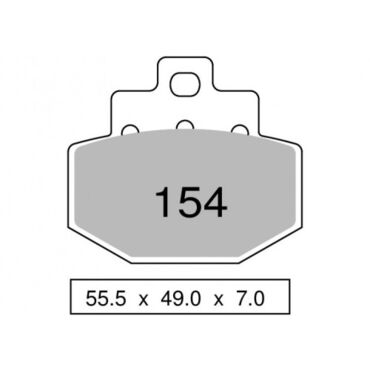 Колодки дискового тормоза Trofeo Organic 154 (LMP372, FDB2115) - миниатюра 1