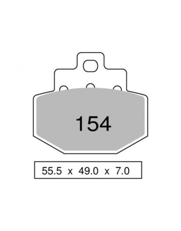 Колодки дискового тормоза Trofeo Organic 154 (LMP372, FDB2115)