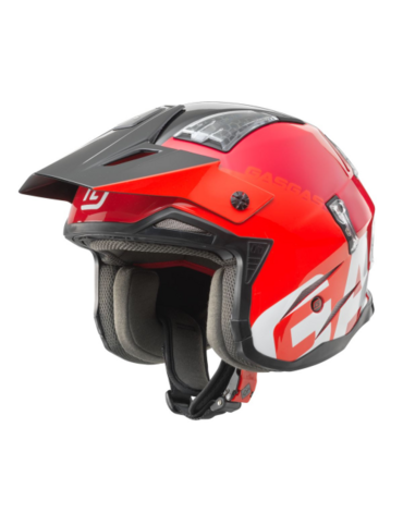 Шлем триальный GASGAS Z4 FIBERGLASS HELMET, red (L, Взрослая  Кросс эндуро)