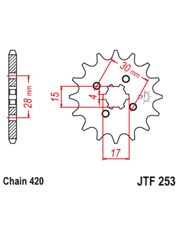 Звезда ведущая JTF253.15 (139FMB 420)