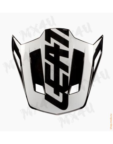 Козырек к шлему 9.5 V25 - Черный Белый