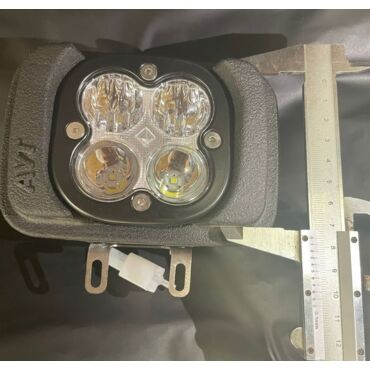 AVT extreme 2.0 LED фара XR250R SM 03 06 / XR400 SM ( пластик / рамка черная  ) - миниатюра 11