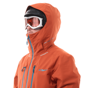 Dragonfly Куртка горнолыжная утепленная Gravity Man Brown - Blue 2025 - миниатюра 20
