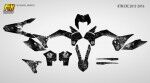 Наклейки на мотоцикл KTM EXC 2014 2016 Alien vs Predator