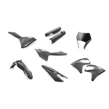 GasGas Plastic parts kit Комплект пластика ( черный ) 250 500 EC ECF  24-> ( 00010000397K ) - миниатюра 1
