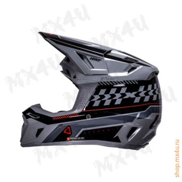 Шлем 8.5 V26 Composite + 5.5 очки Velocity - Серый - миниатюра 9