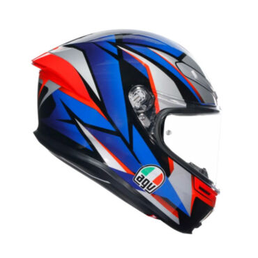 AGV Шлем K6 S Slashcut Black Blue Red - миниатюра 6