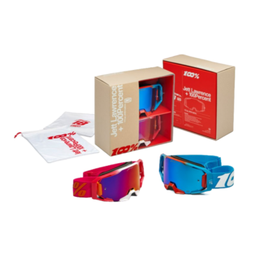 100% Очки Armatic Jett Lawrence LE Kit / Mirror Multi Lens - миниатюра 5