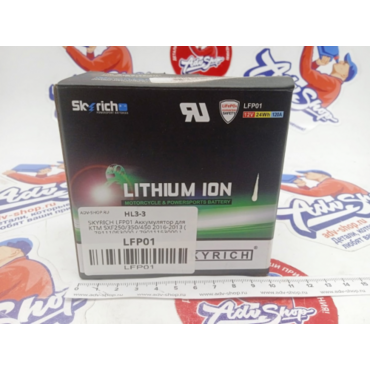 SKYRICH LFP01 АКБ Аккумулятор KTM SXF 250 350 450 2015 2016 ( 79011053000 / 79011053100 ) - миниатюра 4