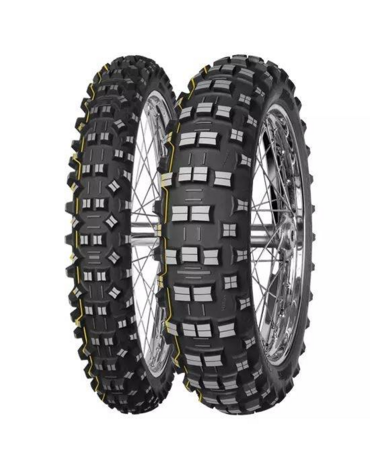Mitas Terra Force EF 140 80 18 Super 70R TT Покрышка зад желтая полоса // 2000026283101