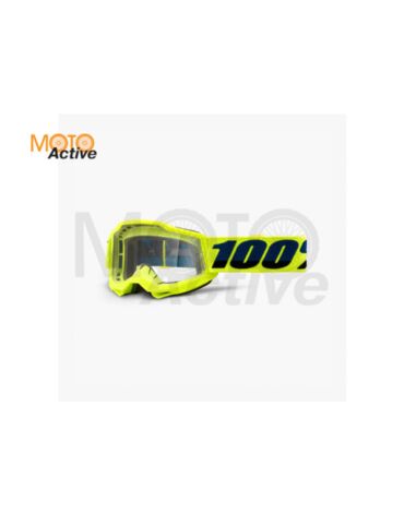 Очки подростковые 100% Accuri 2 Youth Goggle Fluo Yellow / Clear Lens