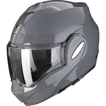 Scorpion Exo Мотошлем Exo Tech Evo Solid Серый - миниатюра 1