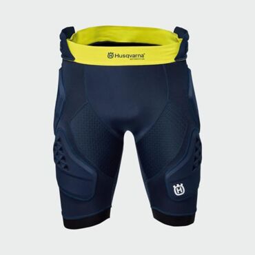 Шорты защитные Leatt 3DF 5.0 Husqvarna, blue yellow (L, Взрослая ) - миниатюра 2