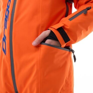 Dragonfly Зимний утепленный комбинезон Gravity Teenager Grey - Orange 2025 - миниатюра 20