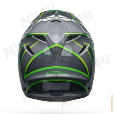 Мотошлем Moto 9 Flex Sprite - Зеленый - миниатюра 6