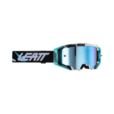 Очки кросс Leatt 5.5 Iriz Acid Tiger Blu UC 26% - миниатюра 1