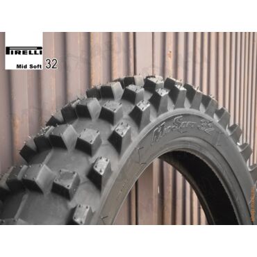 Scorpion MX32 Mid Soft minicross задняя кроссовая покрышка 80 100 12 - миниатюра 4