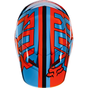 Козырек к шлему Fox V1 Helmet Visor черно оранжевый (XL XXL) - миниатюра 1