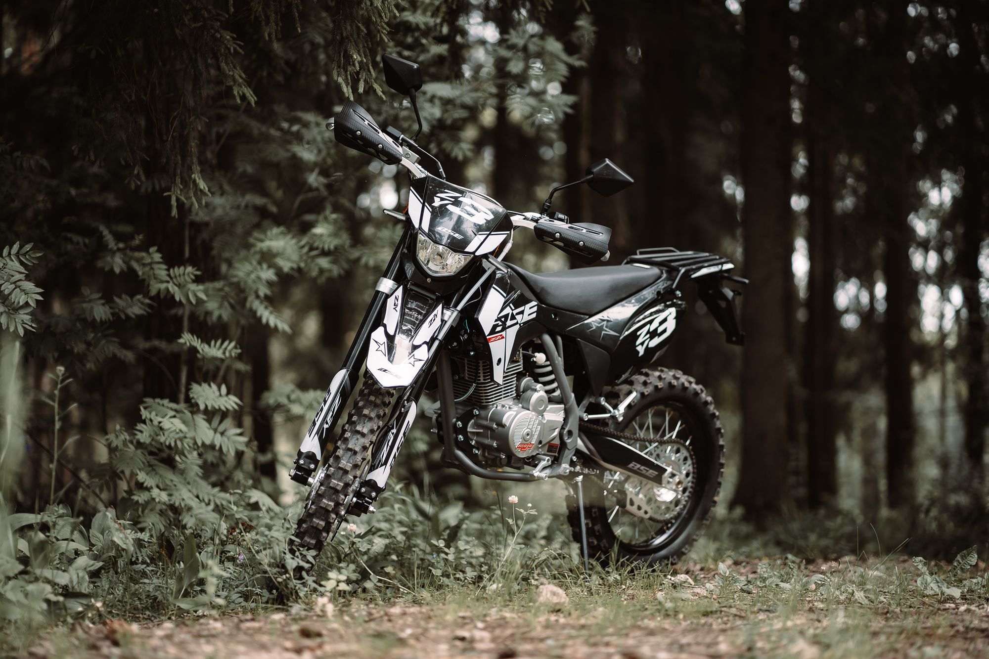 Мотоцикл BSE Z3 Y Black/White Stinger - фото 13