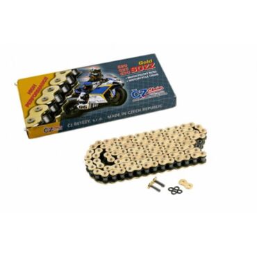 Цепь для мотоцикла CZ Chains 525 SDZZ Gold - 114 (Active Ring, усиленная) - миниатюра 1