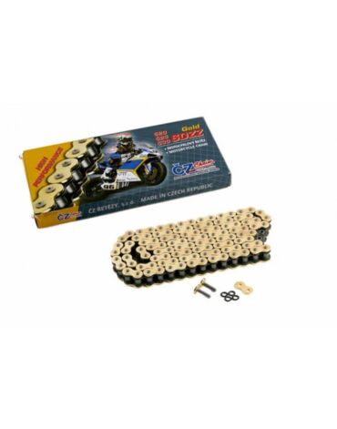 Цепь для мотоцикла CZ Chains 525 SDZZ Gold - 114 (Active Ring, усиленная)