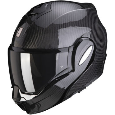 Scorpion Exo Мотошлем Exo Tech Evo Carbon Solid Карбон - миниатюра 2