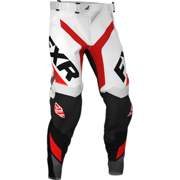 Штаны FXR REVO MX, White Red Char Black - миниатюра 1