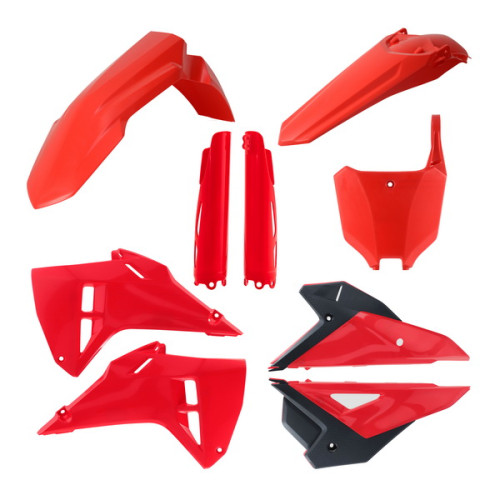 Комплект пластика Honda CRF250R (2025), CRF450R (2025), Originale Красно черный - фото 2
