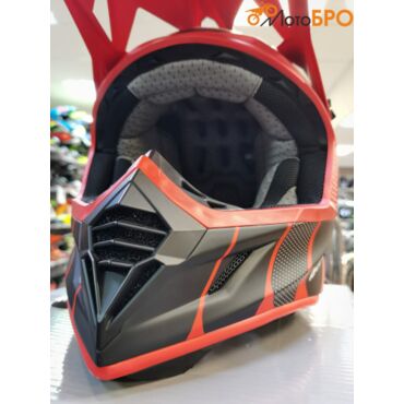 Шлем кроссовый Acerbis X TRACK 22 06 черно красный - миниатюра 4
