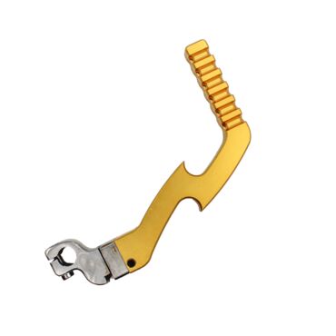 Кикстартер скутерный CNC Ligthining 13 мм Gold изогнутый - миниатюра 1
