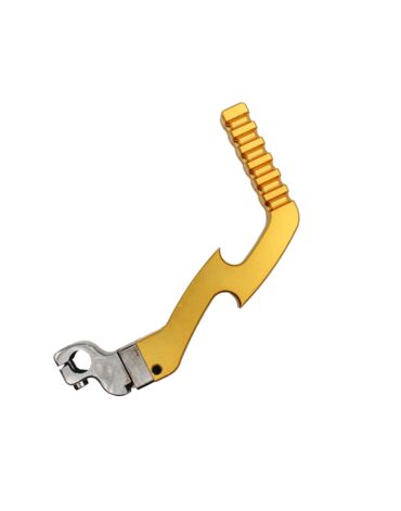 Кикстартер скутерный CNC Ligthining 13 мм Gold изогнутый
