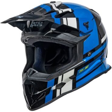 IXS Мотошлем iXS361 2.3 Черно синий - миниатюра 1