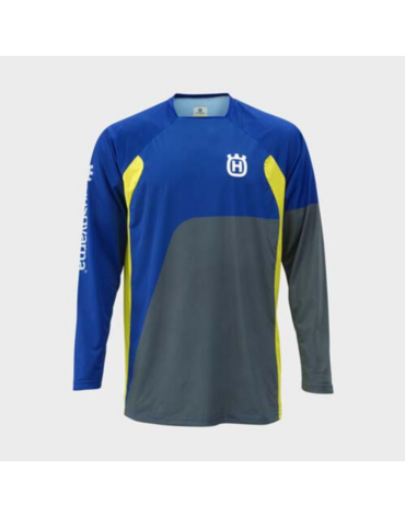 Мотоджерси Husqvarna Authentic Jersey, blue (L, Взрослая  Кросс эндуро)