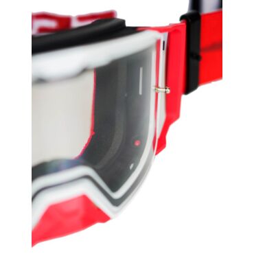 Очки кроссовые STARKS EF56 101HD(heavy duty) Белый Красный - миниатюра 5