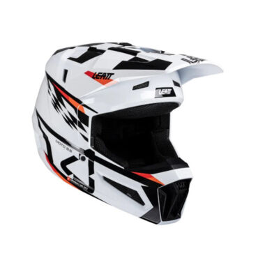 Leatt Шлем кроссовый детский Helmet Kit Moto 3.5 Jr V25 White - миниатюра 5