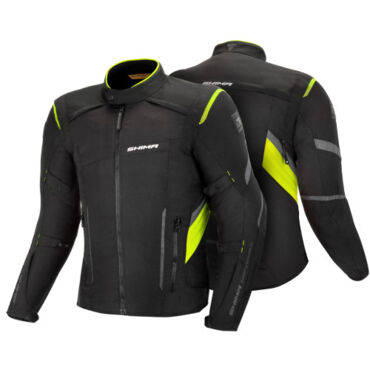 Мотокуртка SHIMA RUSH MEN, fluo yellow black (XXXL, Взрослая  Дорожная) - миниатюра 1