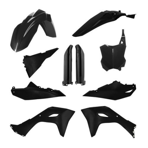 Комплект пластика Kawasaki KX250F (2025), KX450F X (2024 2025), Черный